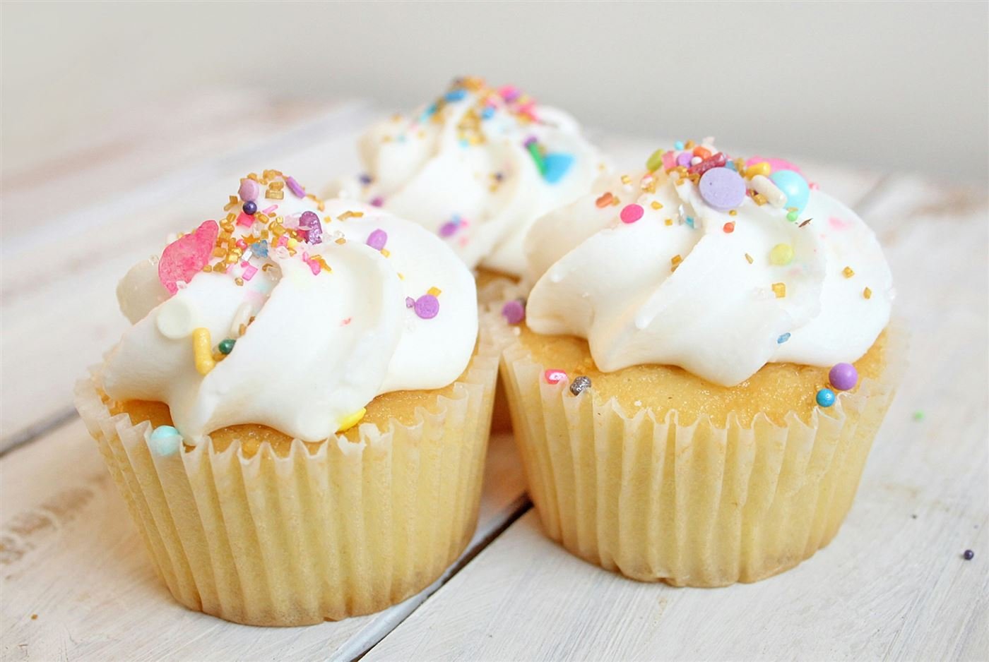 Cupcake de vainilla